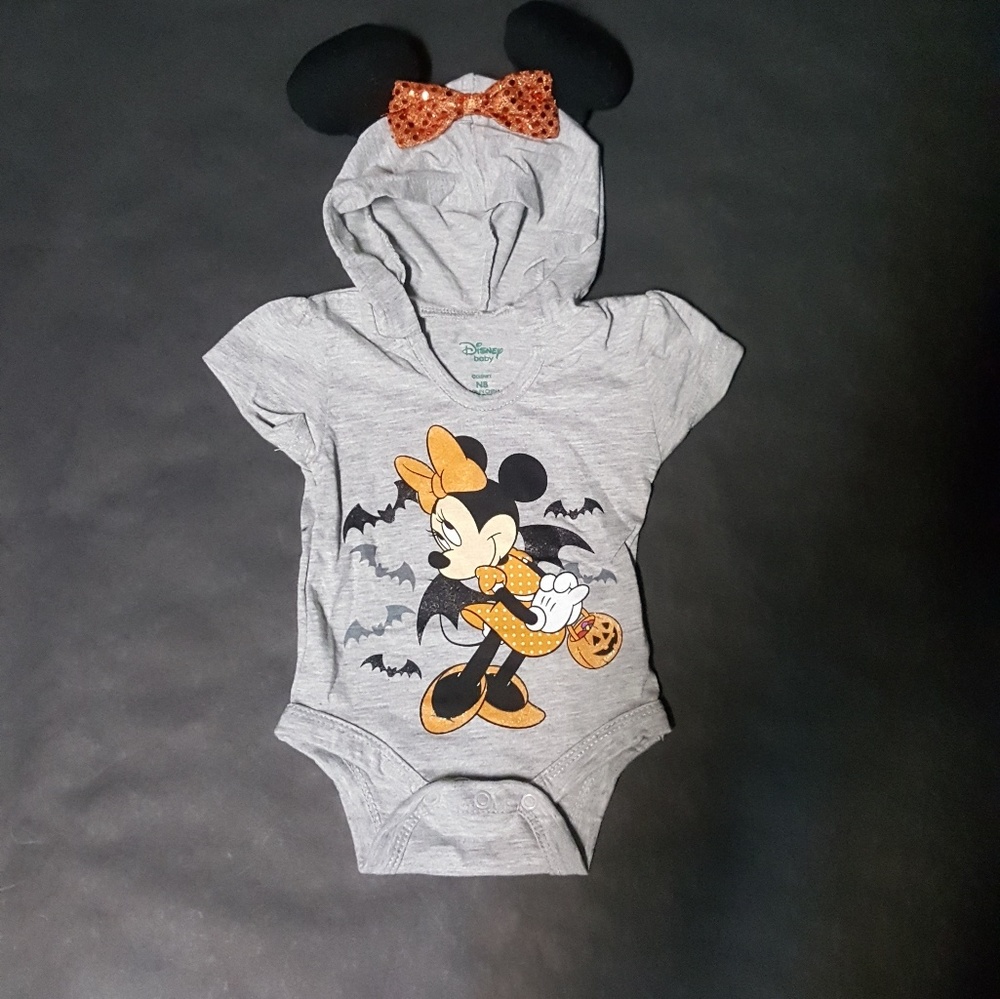 Disney Baby Minnie Mouse Halloween Onesie